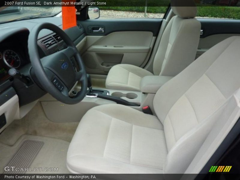 Dark Amethyst Metallic / Light Stone 2007 Ford Fusion SE