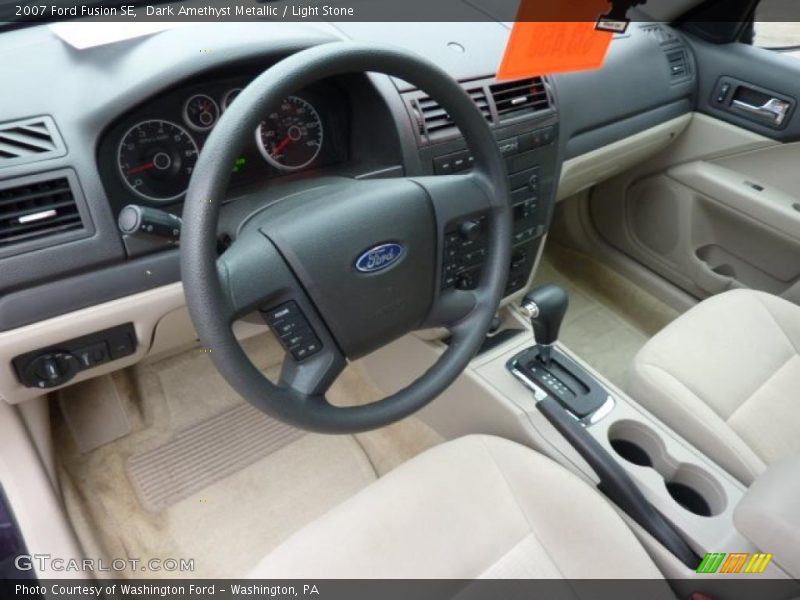 Dark Amethyst Metallic / Light Stone 2007 Ford Fusion SE