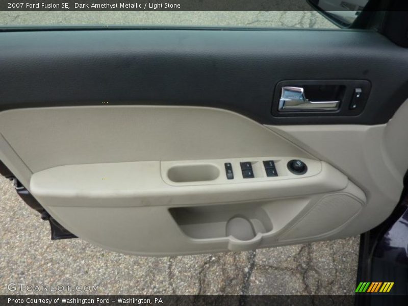 Dark Amethyst Metallic / Light Stone 2007 Ford Fusion SE