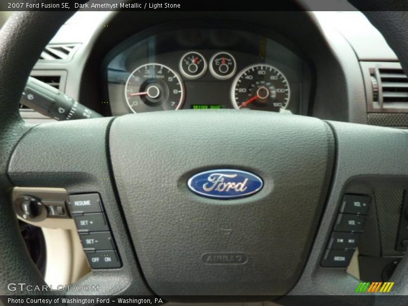 Dark Amethyst Metallic / Light Stone 2007 Ford Fusion SE