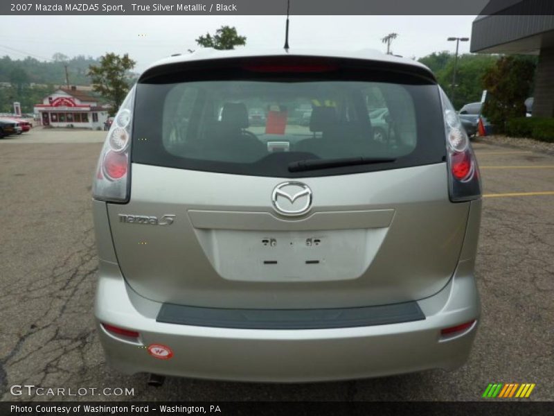 True Silver Metallic / Black 2007 Mazda MAZDA5 Sport