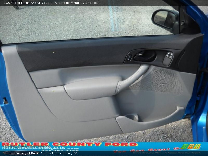 Aqua Blue Metallic / Charcoal 2007 Ford Focus ZX3 SE Coupe
