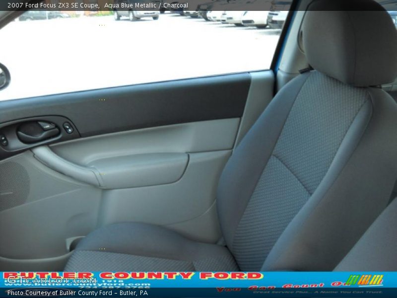 Aqua Blue Metallic / Charcoal 2007 Ford Focus ZX3 SE Coupe