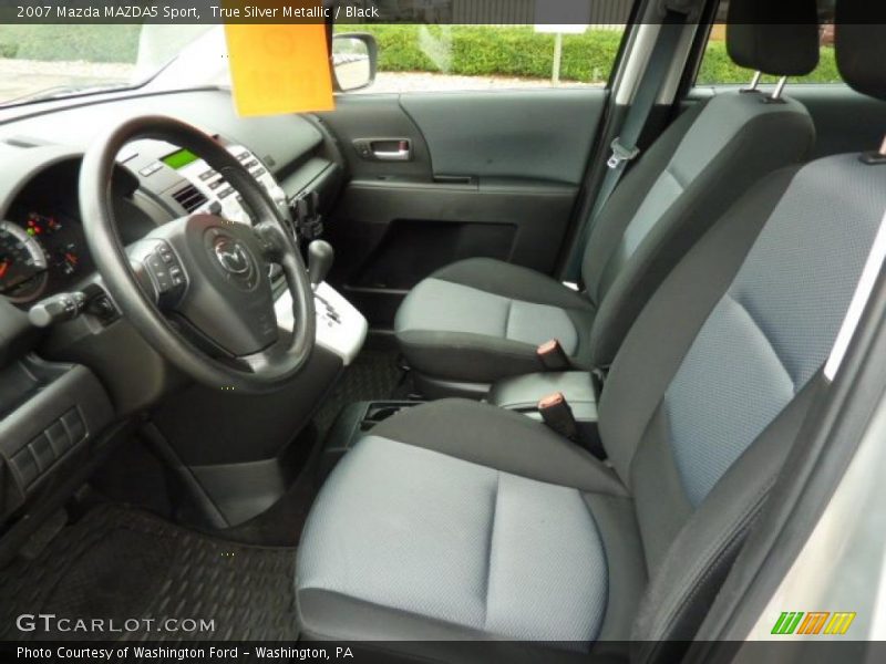 True Silver Metallic / Black 2007 Mazda MAZDA5 Sport
