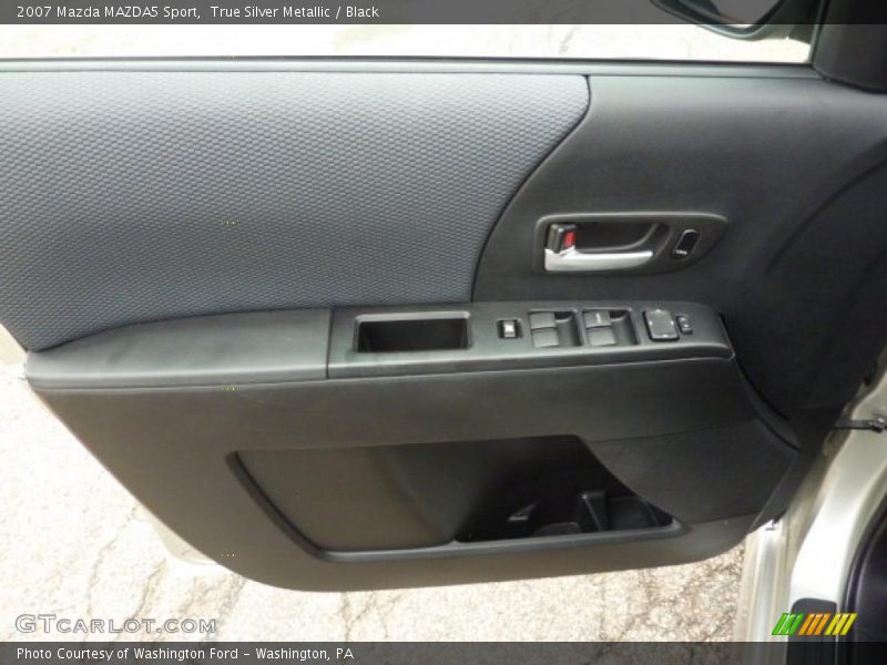 True Silver Metallic / Black 2007 Mazda MAZDA5 Sport