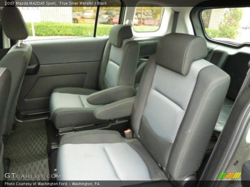True Silver Metallic / Black 2007 Mazda MAZDA5 Sport