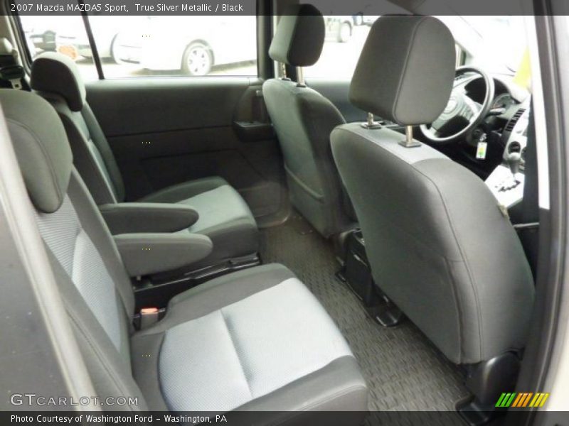 True Silver Metallic / Black 2007 Mazda MAZDA5 Sport