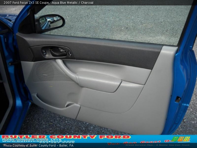 Aqua Blue Metallic / Charcoal 2007 Ford Focus ZX3 SE Coupe