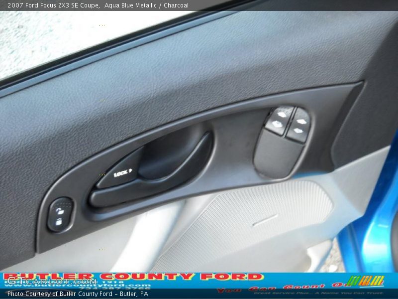 Aqua Blue Metallic / Charcoal 2007 Ford Focus ZX3 SE Coupe