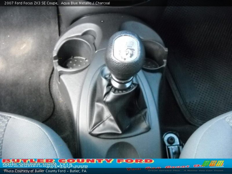 Aqua Blue Metallic / Charcoal 2007 Ford Focus ZX3 SE Coupe