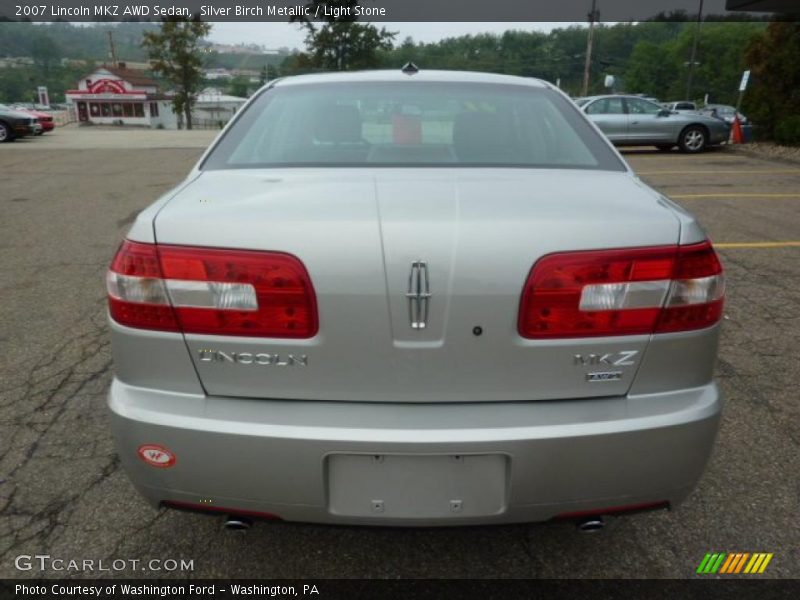 Silver Birch Metallic / Light Stone 2007 Lincoln MKZ AWD Sedan