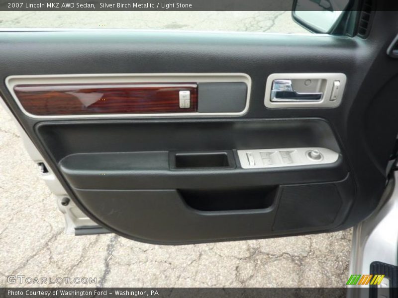 Silver Birch Metallic / Light Stone 2007 Lincoln MKZ AWD Sedan