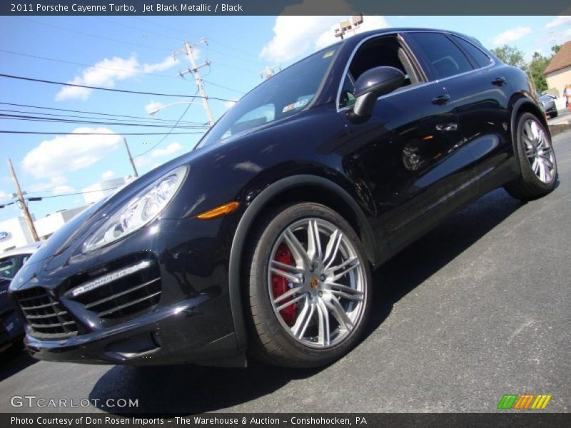 Jet Black Metallic / Black 2011 Porsche Cayenne Turbo