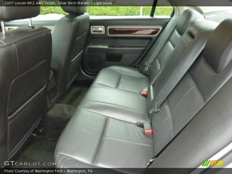Silver Birch Metallic / Light Stone 2007 Lincoln MKZ AWD Sedan