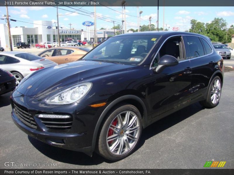 Jet Black Metallic / Black 2011 Porsche Cayenne Turbo