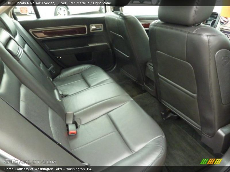 Silver Birch Metallic / Light Stone 2007 Lincoln MKZ AWD Sedan
