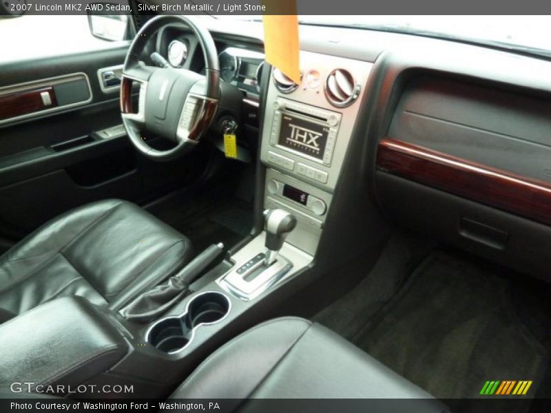 Silver Birch Metallic / Light Stone 2007 Lincoln MKZ AWD Sedan