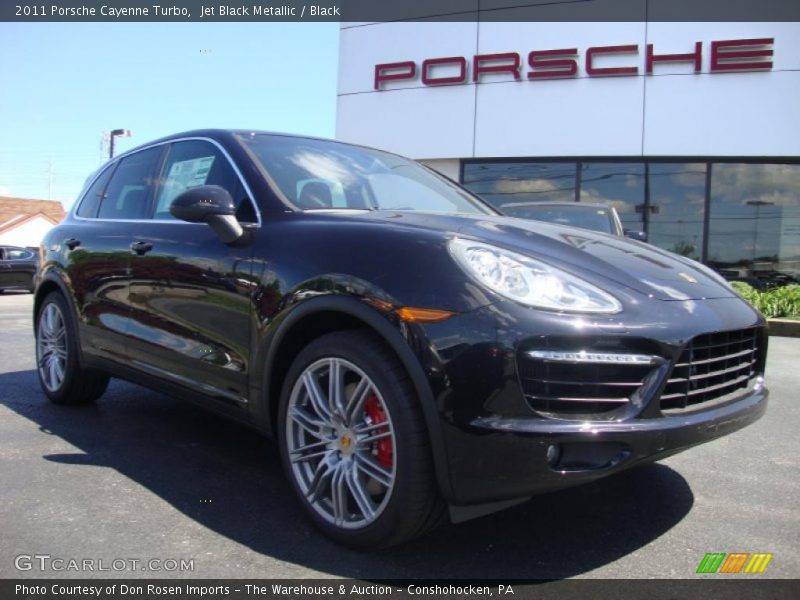 Jet Black Metallic / Black 2011 Porsche Cayenne Turbo