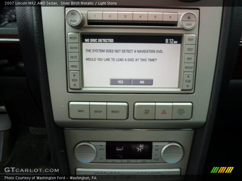 Silver Birch Metallic / Light Stone 2007 Lincoln MKZ AWD Sedan