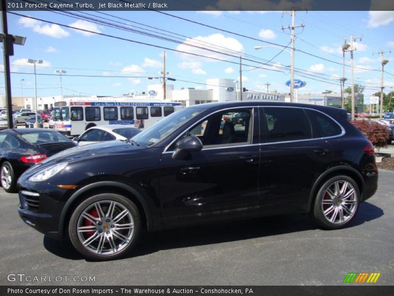 Jet Black Metallic / Black 2011 Porsche Cayenne Turbo