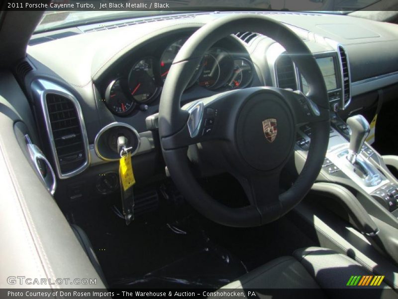 Jet Black Metallic / Black 2011 Porsche Cayenne Turbo