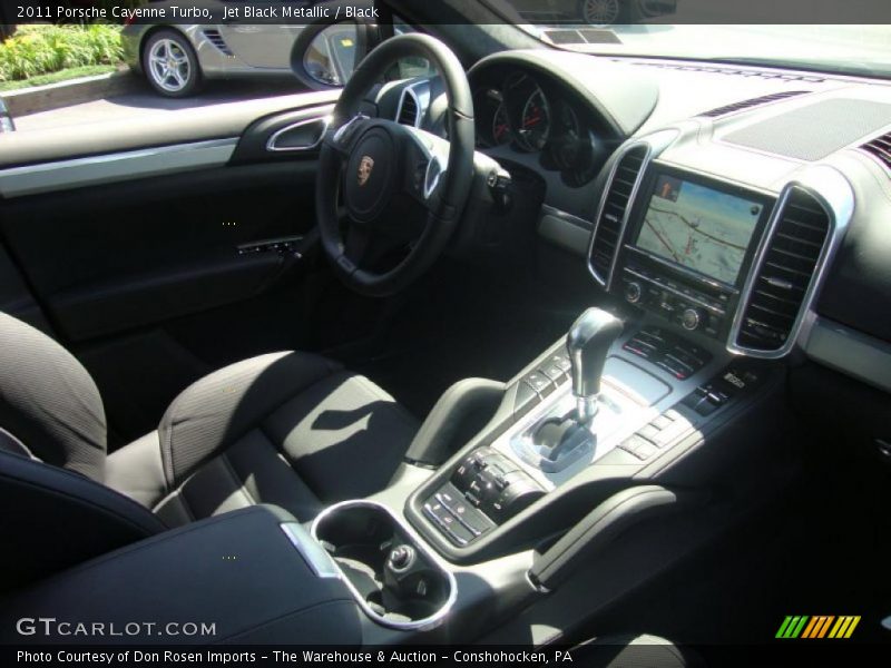 Jet Black Metallic / Black 2011 Porsche Cayenne Turbo