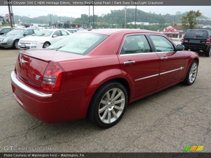 Inferno Red Crystal Pearl / Dark Slate Gray/Light Graystone 2006 Chrysler 300 C HEMI Heritage Editon