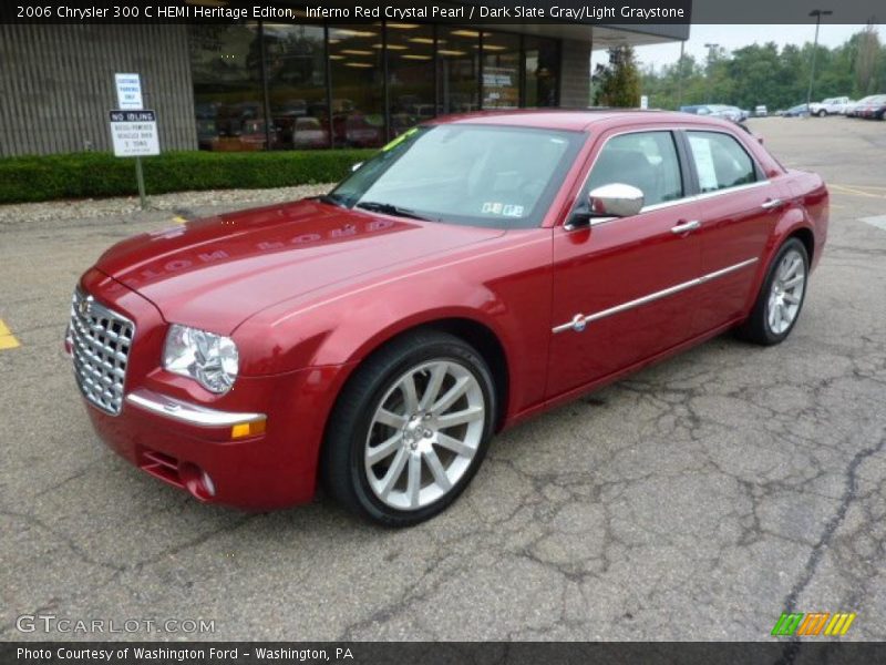 Inferno Red Crystal Pearl / Dark Slate Gray/Light Graystone 2006 Chrysler 300 C HEMI Heritage Editon