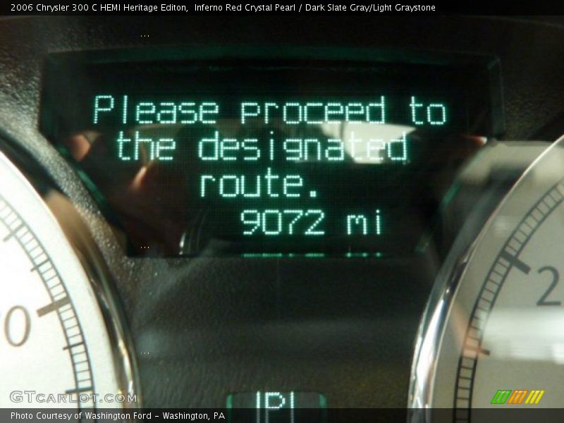 Inferno Red Crystal Pearl / Dark Slate Gray/Light Graystone 2006 Chrysler 300 C HEMI Heritage Editon