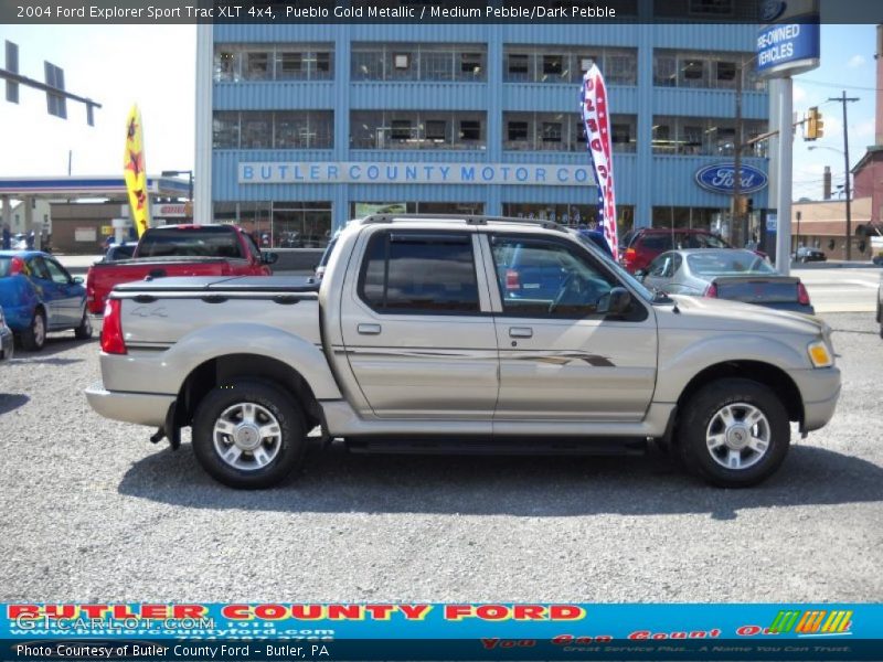 Pueblo Gold Metallic / Medium Pebble/Dark Pebble 2004 Ford Explorer Sport Trac XLT 4x4