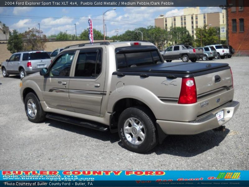 Pueblo Gold Metallic / Medium Pebble/Dark Pebble 2004 Ford Explorer Sport Trac XLT 4x4