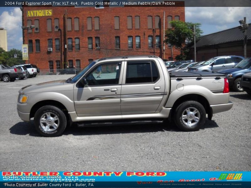Pueblo Gold Metallic / Medium Pebble/Dark Pebble 2004 Ford Explorer Sport Trac XLT 4x4