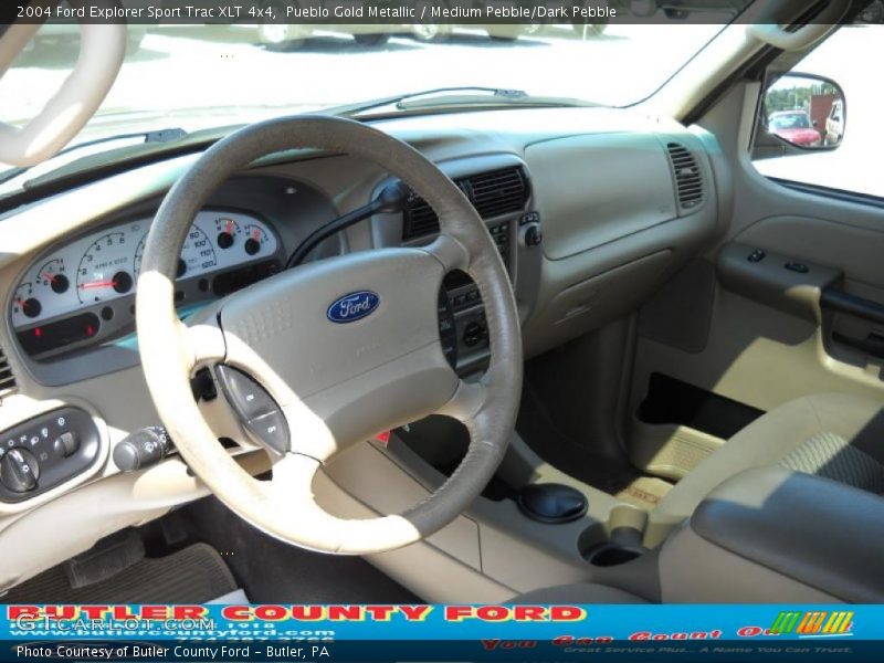 Pueblo Gold Metallic / Medium Pebble/Dark Pebble 2004 Ford Explorer Sport Trac XLT 4x4