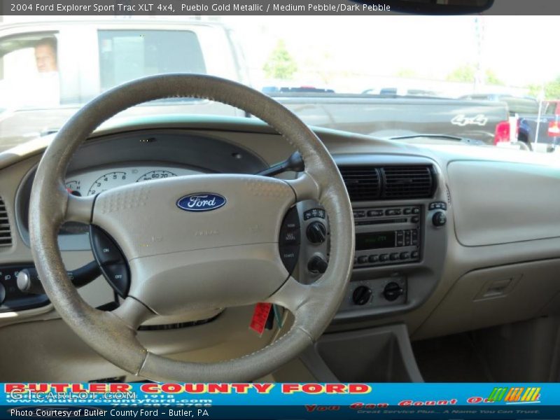 Pueblo Gold Metallic / Medium Pebble/Dark Pebble 2004 Ford Explorer Sport Trac XLT 4x4