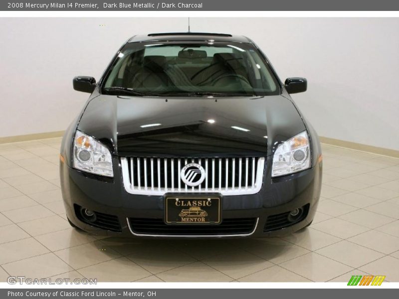 Dark Blue Metallic / Dark Charcoal 2008 Mercury Milan I4 Premier