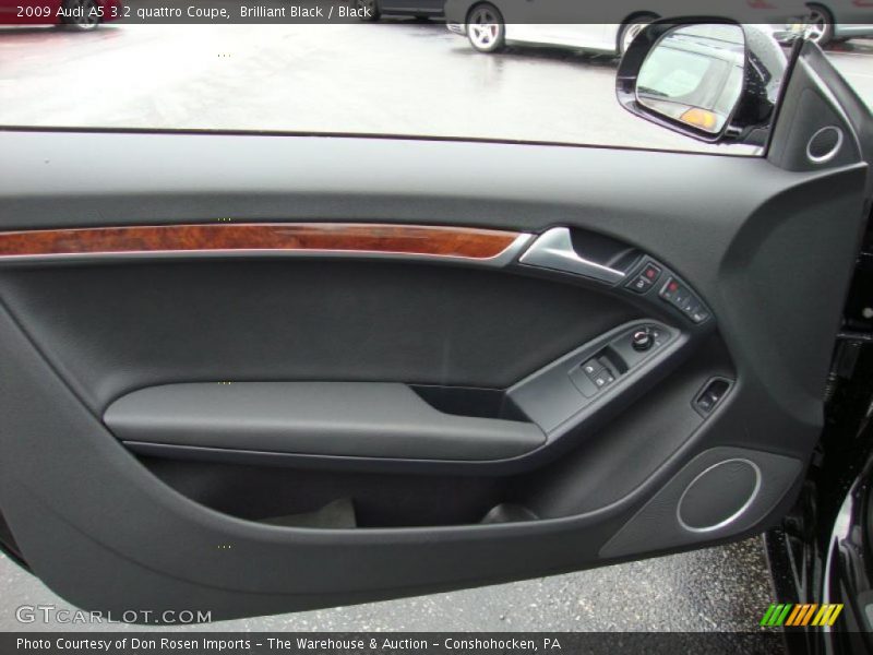 Brilliant Black / Black 2009 Audi A5 3.2 quattro Coupe