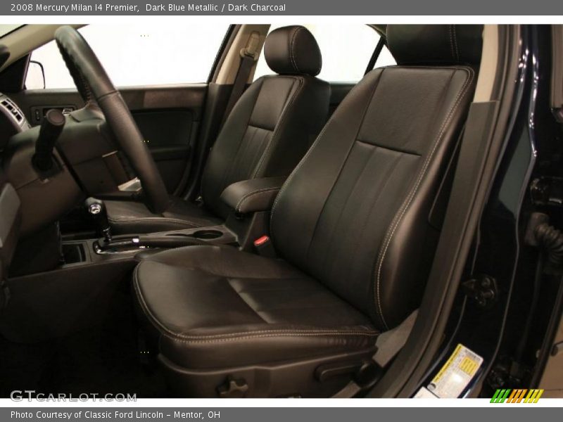 Dark Blue Metallic / Dark Charcoal 2008 Mercury Milan I4 Premier