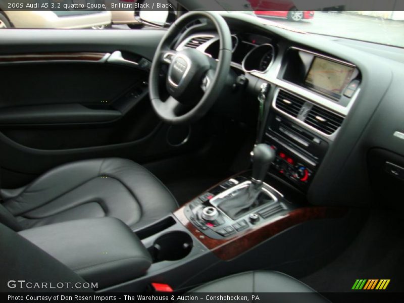 Brilliant Black / Black 2009 Audi A5 3.2 quattro Coupe