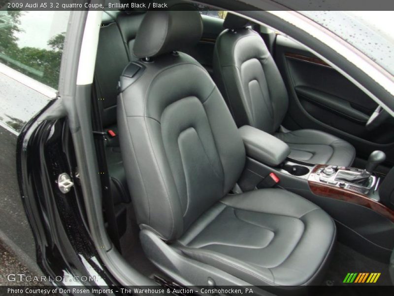 Brilliant Black / Black 2009 Audi A5 3.2 quattro Coupe