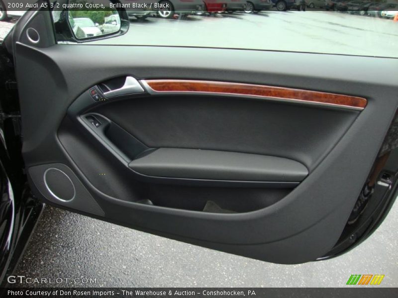 Brilliant Black / Black 2009 Audi A5 3.2 quattro Coupe