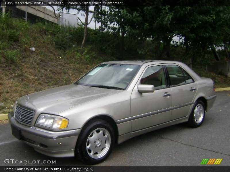 Smoke Silver Metallic / Parchment 1999 Mercedes-Benz C 280 Sedan