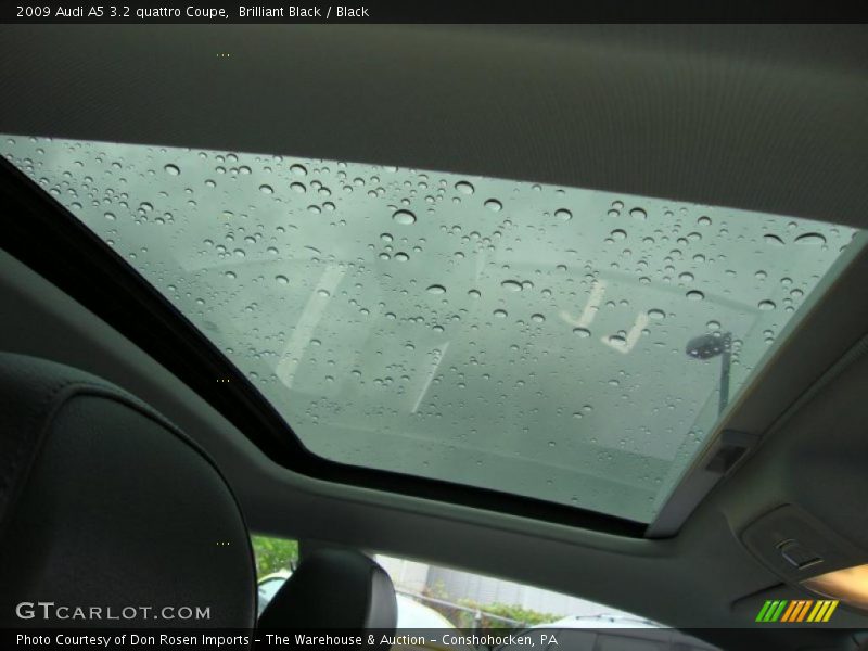 Brilliant Black / Black 2009 Audi A5 3.2 quattro Coupe