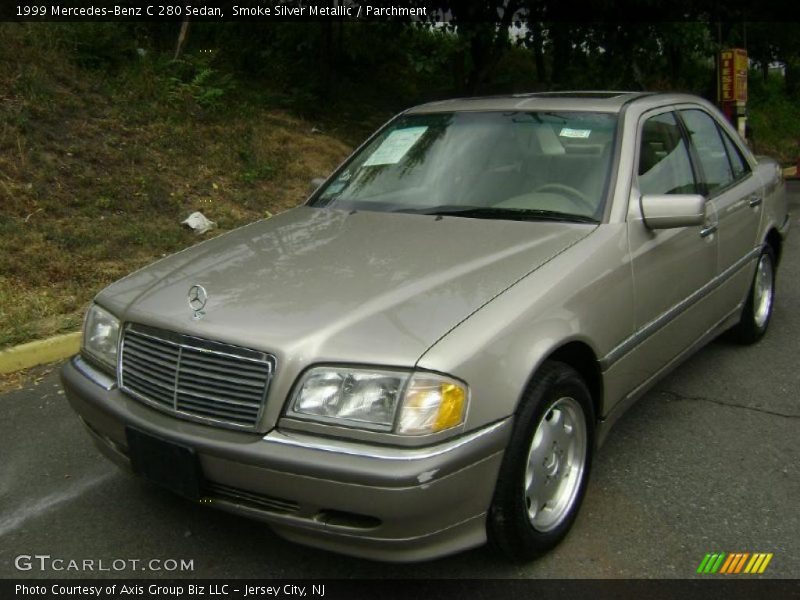 Smoke Silver Metallic / Parchment 1999 Mercedes-Benz C 280 Sedan