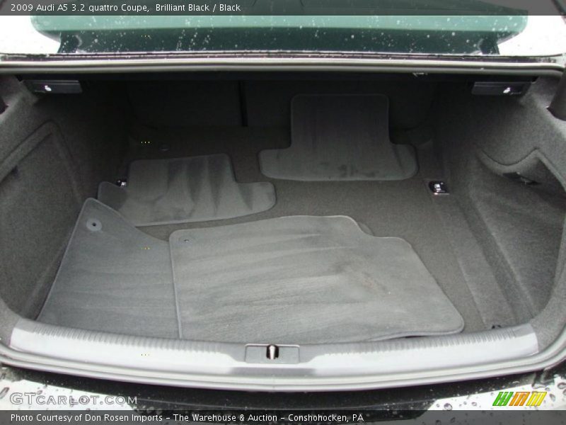 Brilliant Black / Black 2009 Audi A5 3.2 quattro Coupe