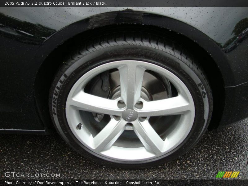Brilliant Black / Black 2009 Audi A5 3.2 quattro Coupe