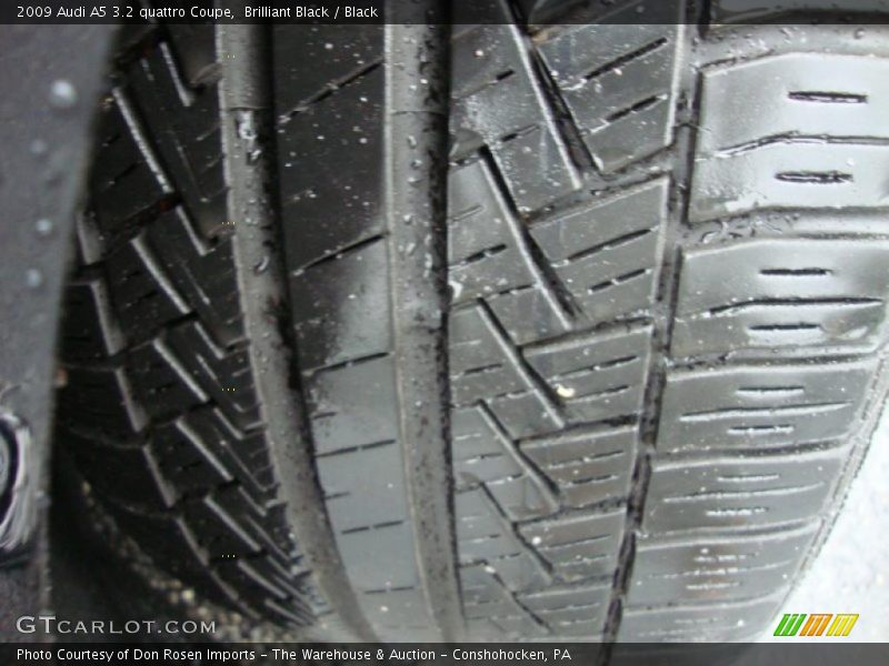 Brilliant Black / Black 2009 Audi A5 3.2 quattro Coupe