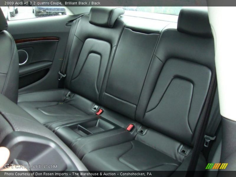 Brilliant Black / Black 2009 Audi A5 3.2 quattro Coupe