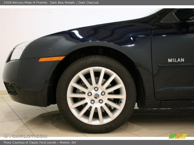 Dark Blue Metallic / Dark Charcoal 2008 Mercury Milan I4 Premier
