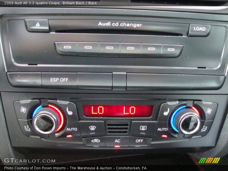 Brilliant Black / Black 2009 Audi A5 3.2 quattro Coupe