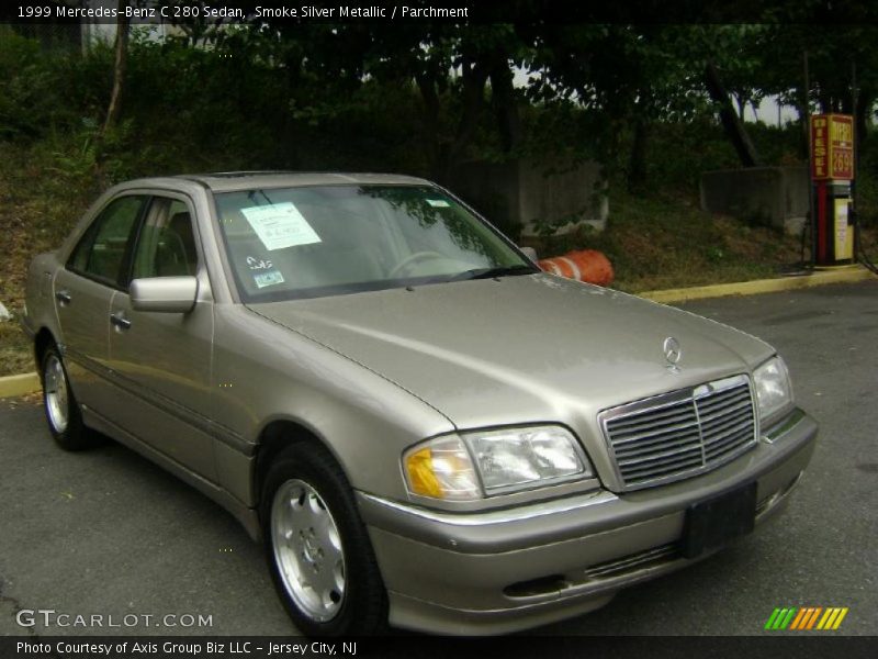 Smoke Silver Metallic / Parchment 1999 Mercedes-Benz C 280 Sedan